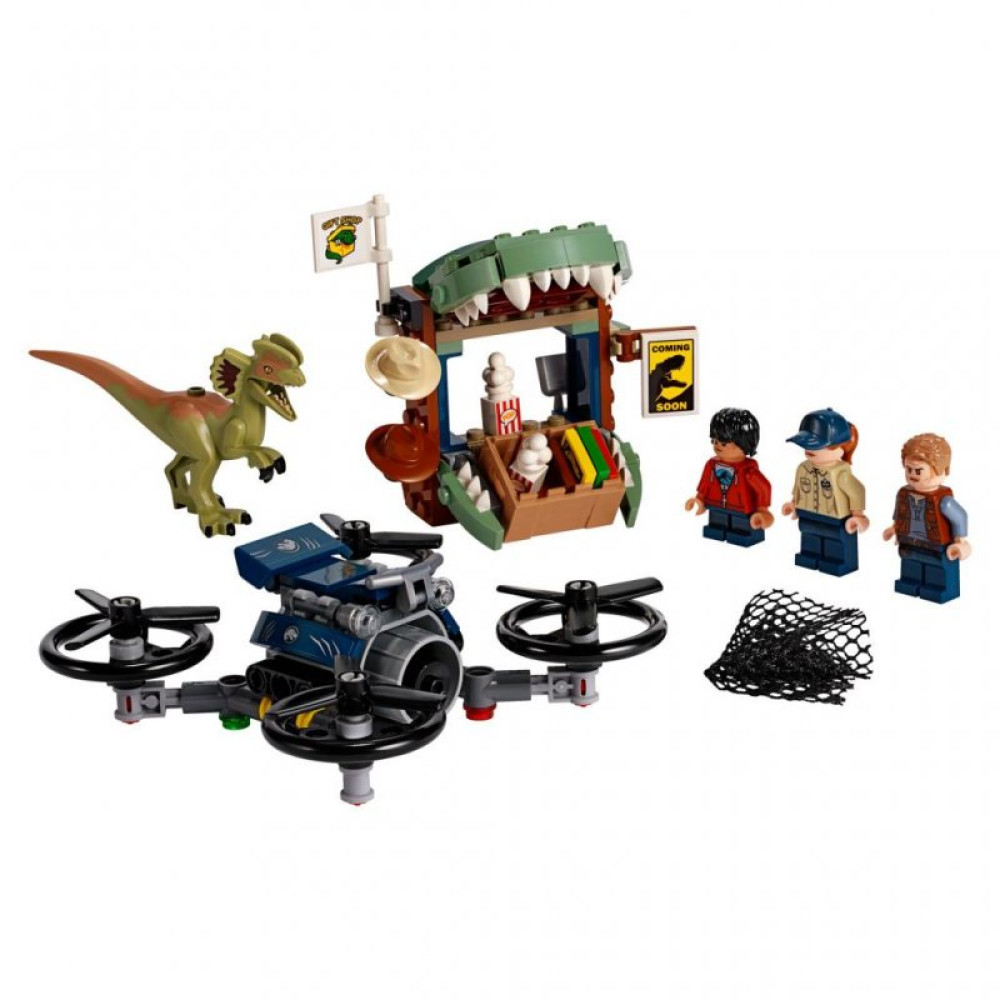 Конструктор LEGO Jurassic World Побег дилофозавра 168 деталей (75934)