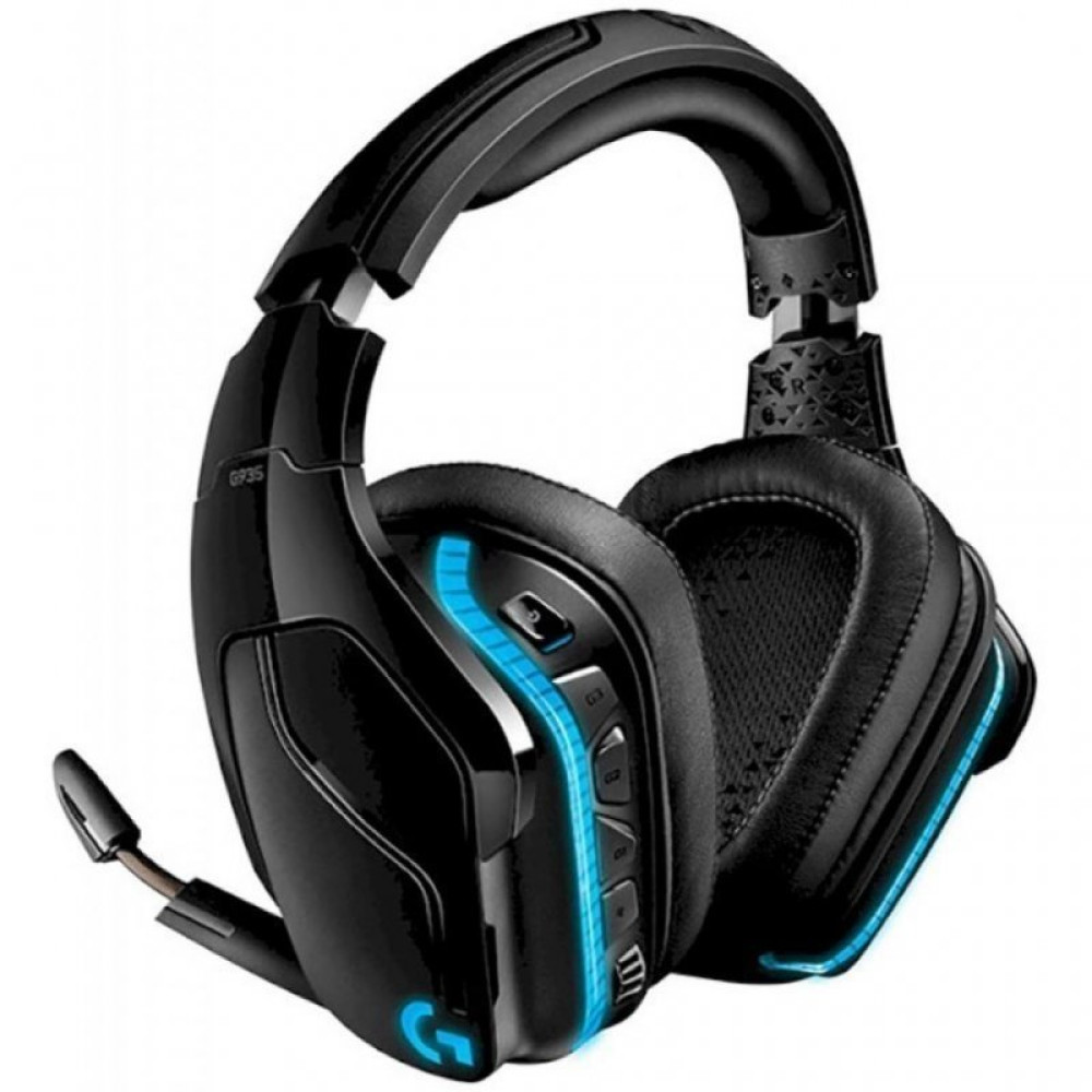 Навушники Logitech G935 Wireless 7.1 Surround Sound LIGHTSYNC Gaming Headset (981-000744)