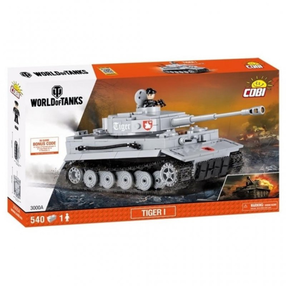 Конструктор Cobi World Of Tanks Тигр I 545 деталей (COBI-3000B)