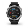 Смарт-часы Garmin Fenix 6 silver with Black Band (010-02158-00)