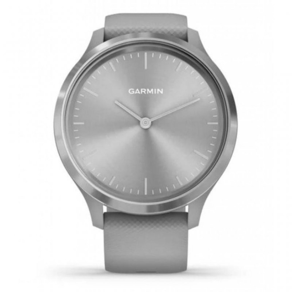 Смарт-годинник Garmin Vivomove 3 Silver Stainless Steel Bezel with Powder Gray Cas (010-02239-00)