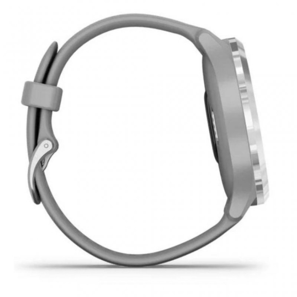 Смарт-годинник Garmin Vivomove 3 Silver Stainless Steel Bezel with Powder Gray Cas (010-02239-00)