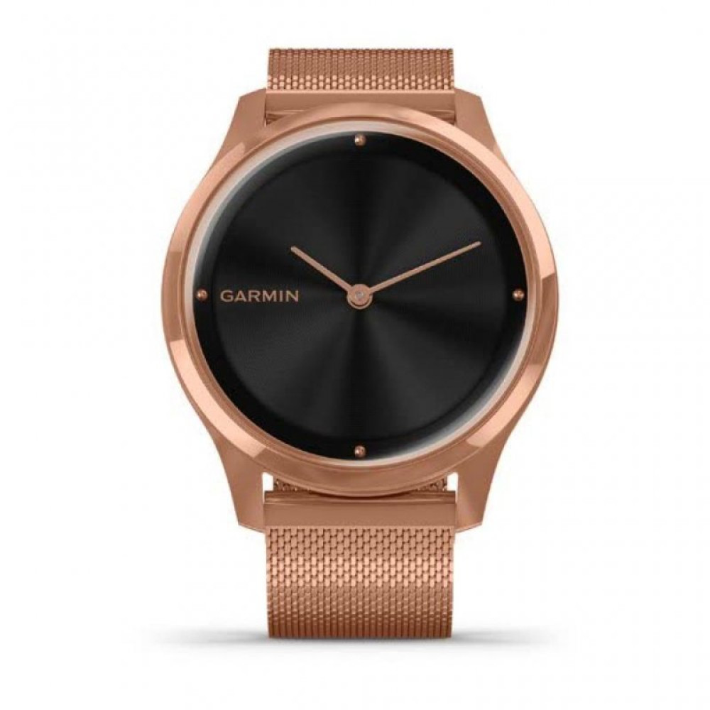 Смарт-годинник Garmin Vivomove Luxe 18K Rose Gold PVD Stainless Steel Case with Ro (010-02241-24/04)