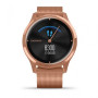 Смарт-годинник Garmin Vivomove Luxe 18K Rose Gold PVD Stainless Steel Case with Ro (010-02241-24/04)