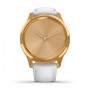 Смарт-часы Garmin Vivomove Luxe 24K Gold PVD Stainless Steel Case with White I (010-02241-08)