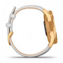 Смарт-часы Garmin Vivomove Luxe 24K Gold PVD Stainless Steel Case with White I (010-02241-08)