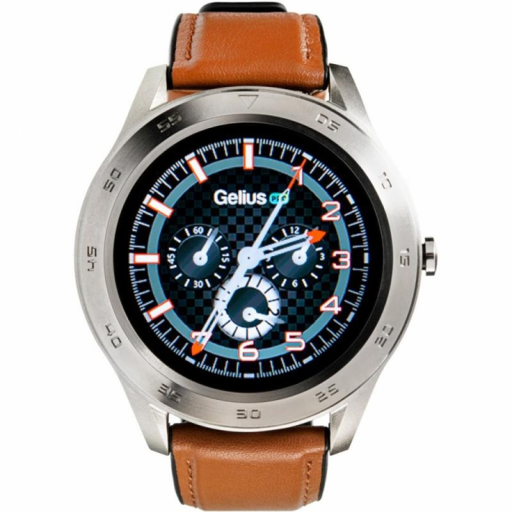 Смарт-годинник Gelius Pro GP-L3 (URBAN WAVE 2020) (IP68) Silver/Brown (Pro GP-L3 (URBAN WAVE 2020) Brown)
