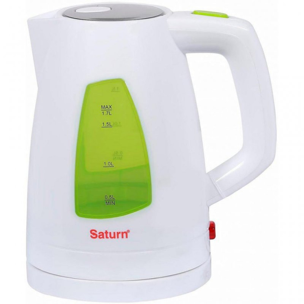 Электрочайник SATURN ST-EK8439 White/Green Электрочайник SATURN ST-EK8439 White/Green