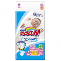 Підгузок GOO.N 1,8-3,5 кг SSS, унісекс, 36 шт (853763)