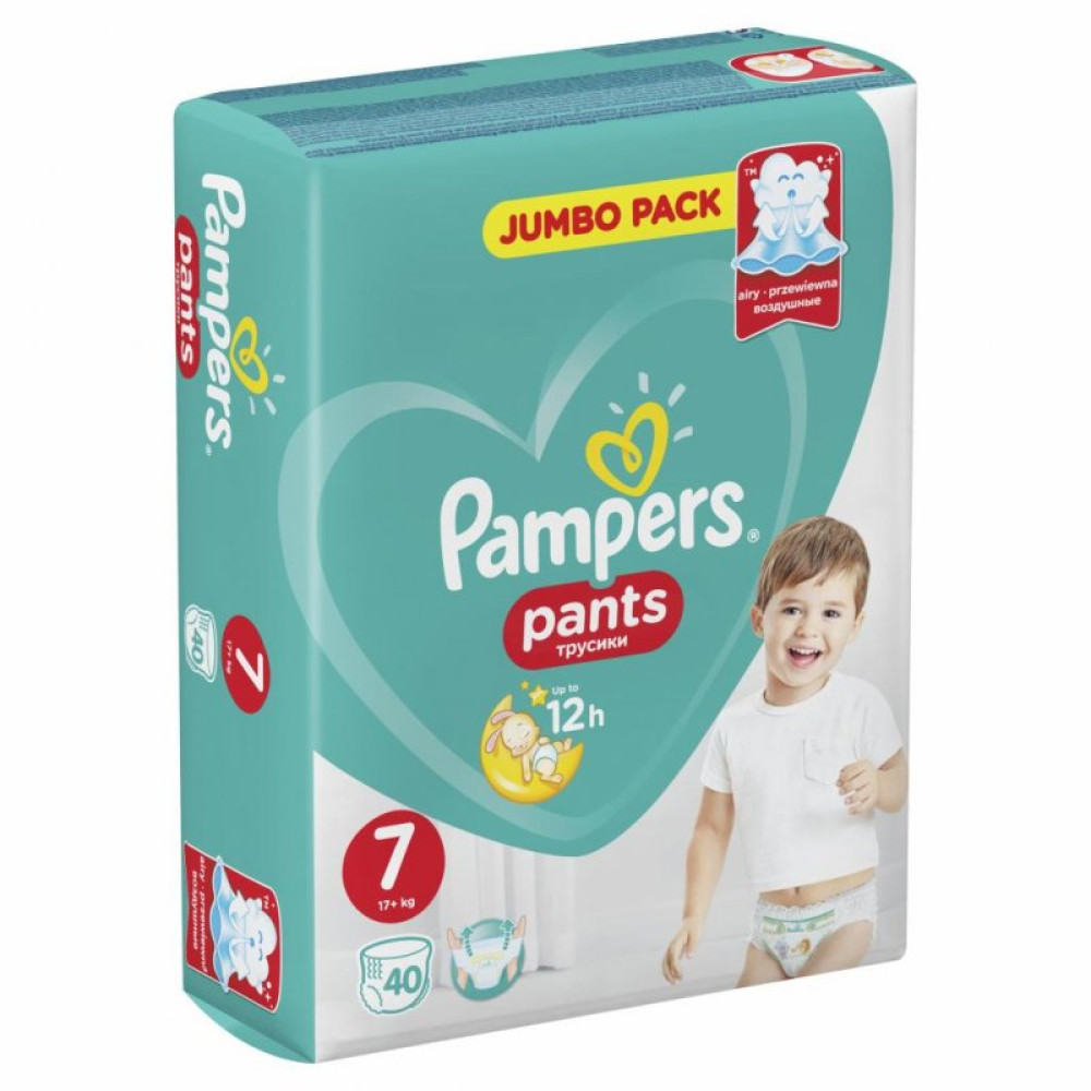 Подгузник Pampers трусики Pants Размер 7 (17+ кг), 40 шт (8001841133737) Подгузник Pampers трусики Pants Размер 7 (17+ кг), 40 шт (8001841133737)