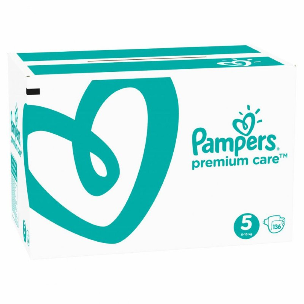 Підгузок Pampers Premium Care Junior 5 (11-16 кг) 136шт (8001090959690) Підгузок Pampers Premium Care Junior 5 (11-16 кг) 136шт (8001090959690)