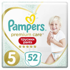 Подгузник Pampers Premium Care Pants Junior Размер 5 (12-17 кг), 52 шт (8001090760036) Подгузник Pampers Premium Care Pants Junior Размер 5 (12-17 кг), 52 шт (8001090760036)