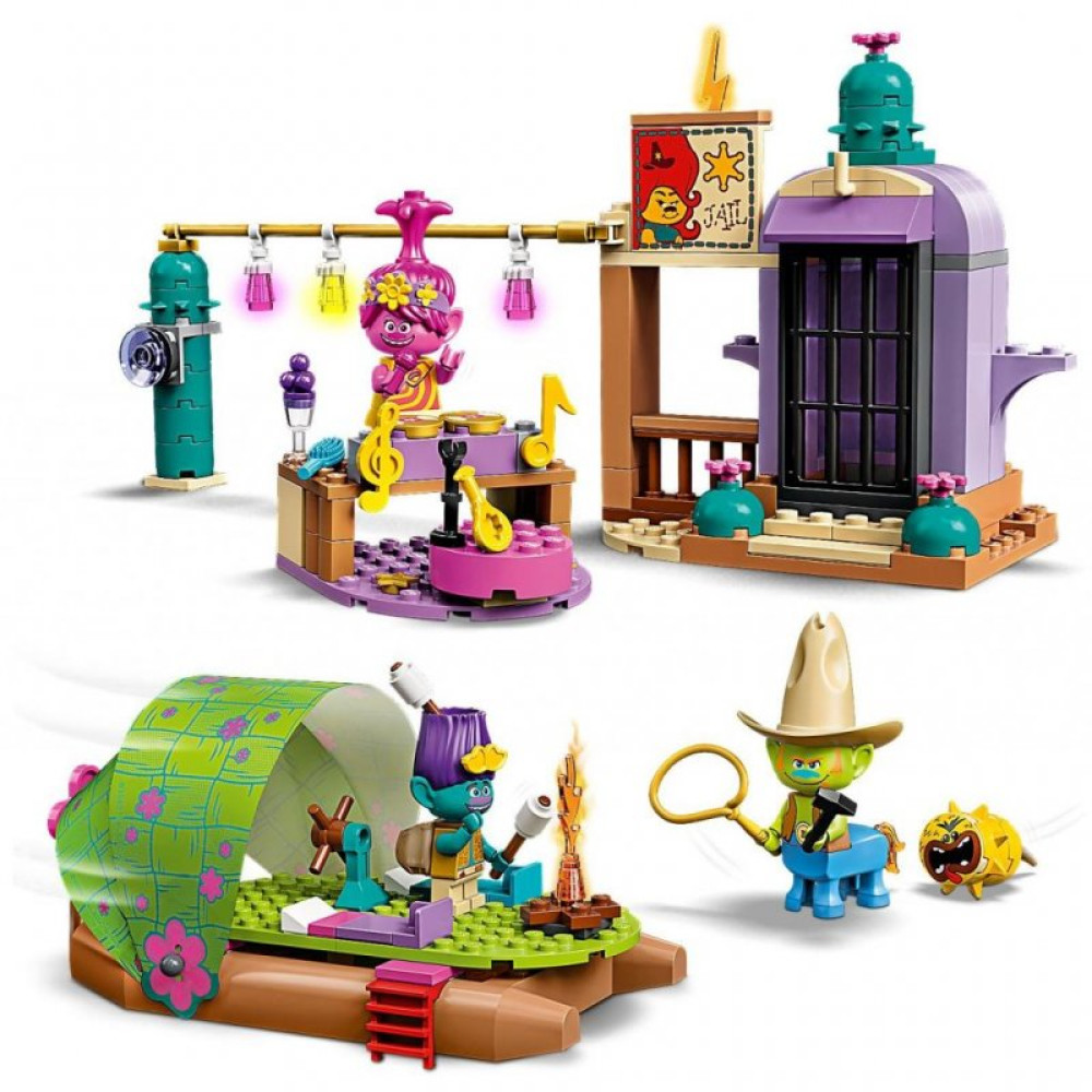 Конструктор LEGO Trolls Приключение на плоту в Кантри-тауне 159 деталей (41253)