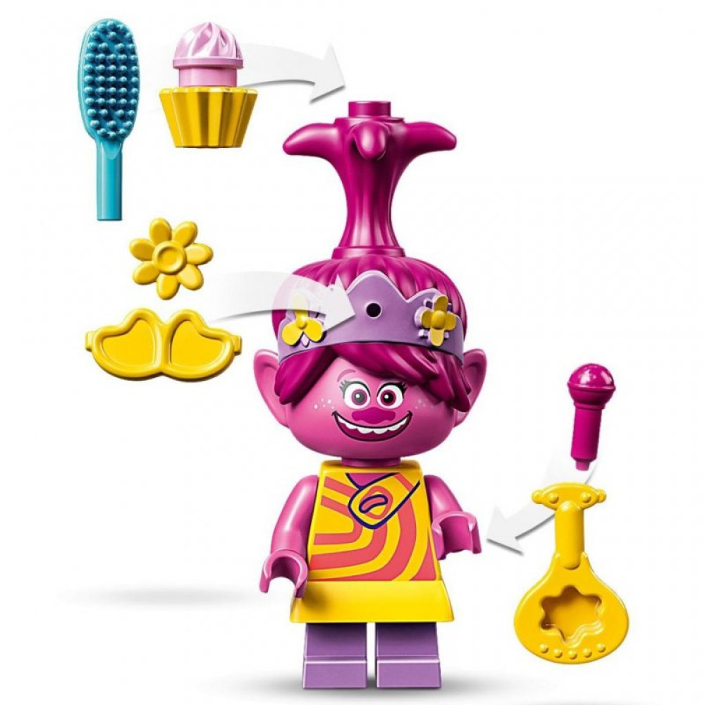 Конструктор LEGO Trolls Приключение на плоту в Кантри-тауне 159 деталей (41253)