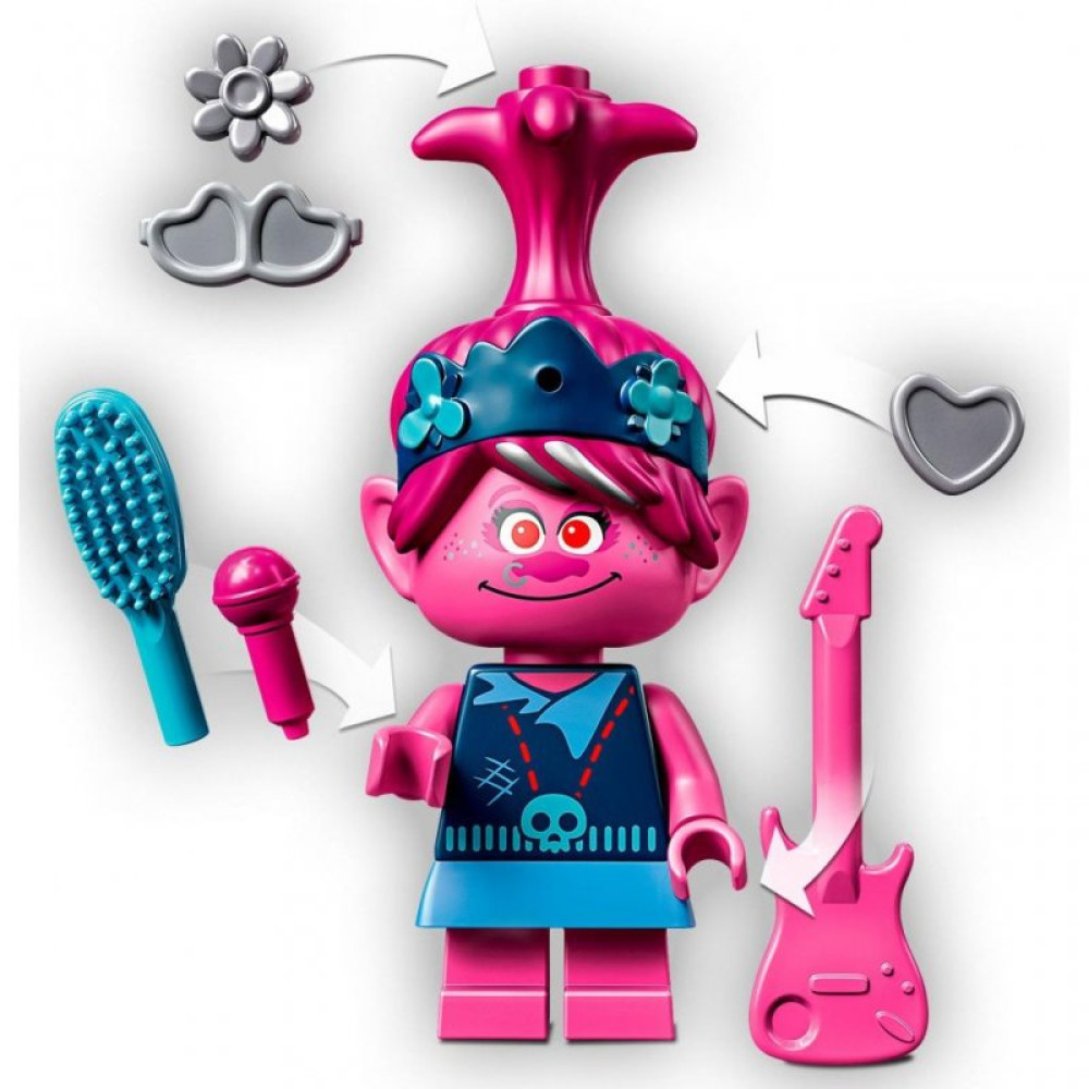 Конструктор LEGO Trolls Концерт в городе Рок-на-Вулкане 387 деталей (41254)