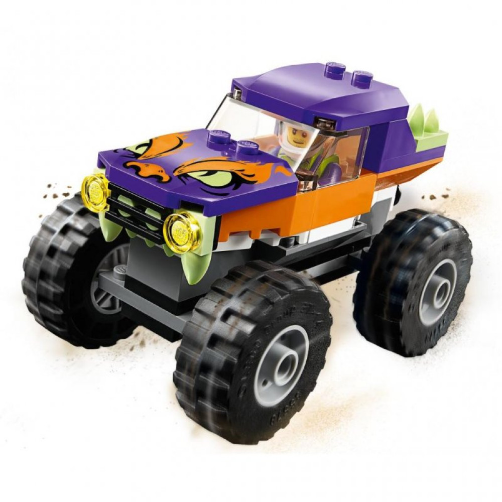Конструктор LEGO City Great Vehicles Монстр-трак 55 деталей (60251) Конструктор LEGO City Great Vehicles Монстр-трак 55 деталей (60251)