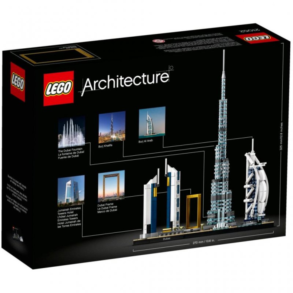Конструктор LEGO Architecture Дубай 740 деталей (21052)
