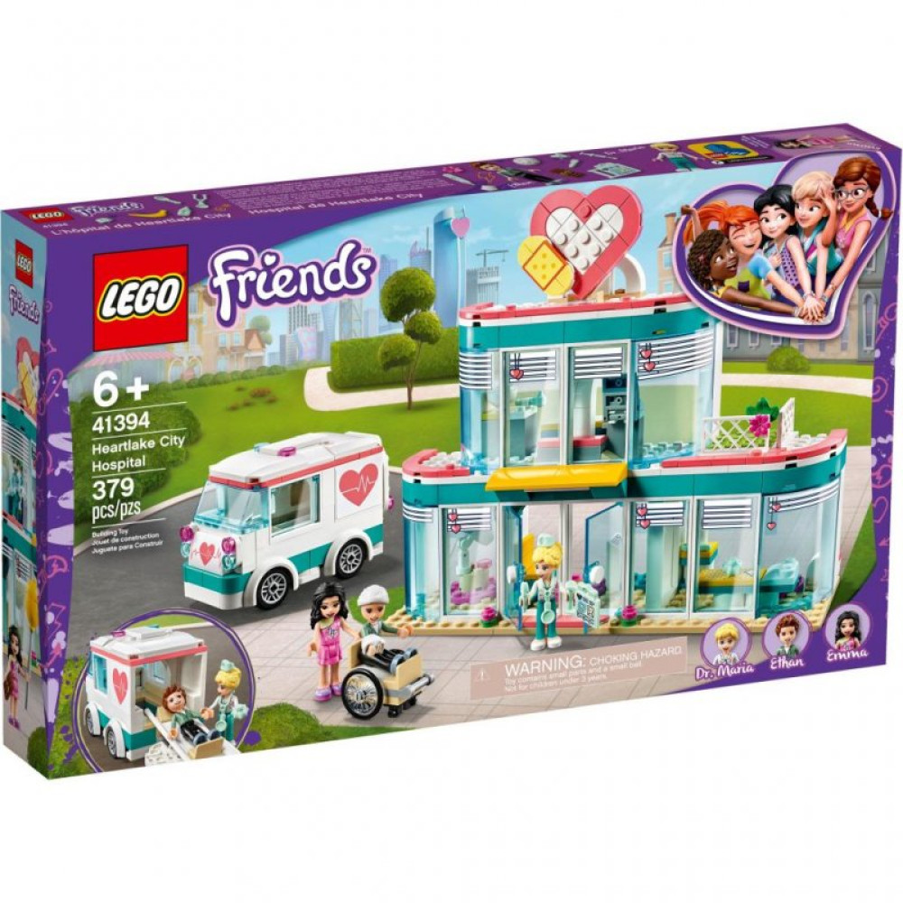 Конструктор LEGO Friends Городская больница Хартлейк Сити 379 деталей (41394)
