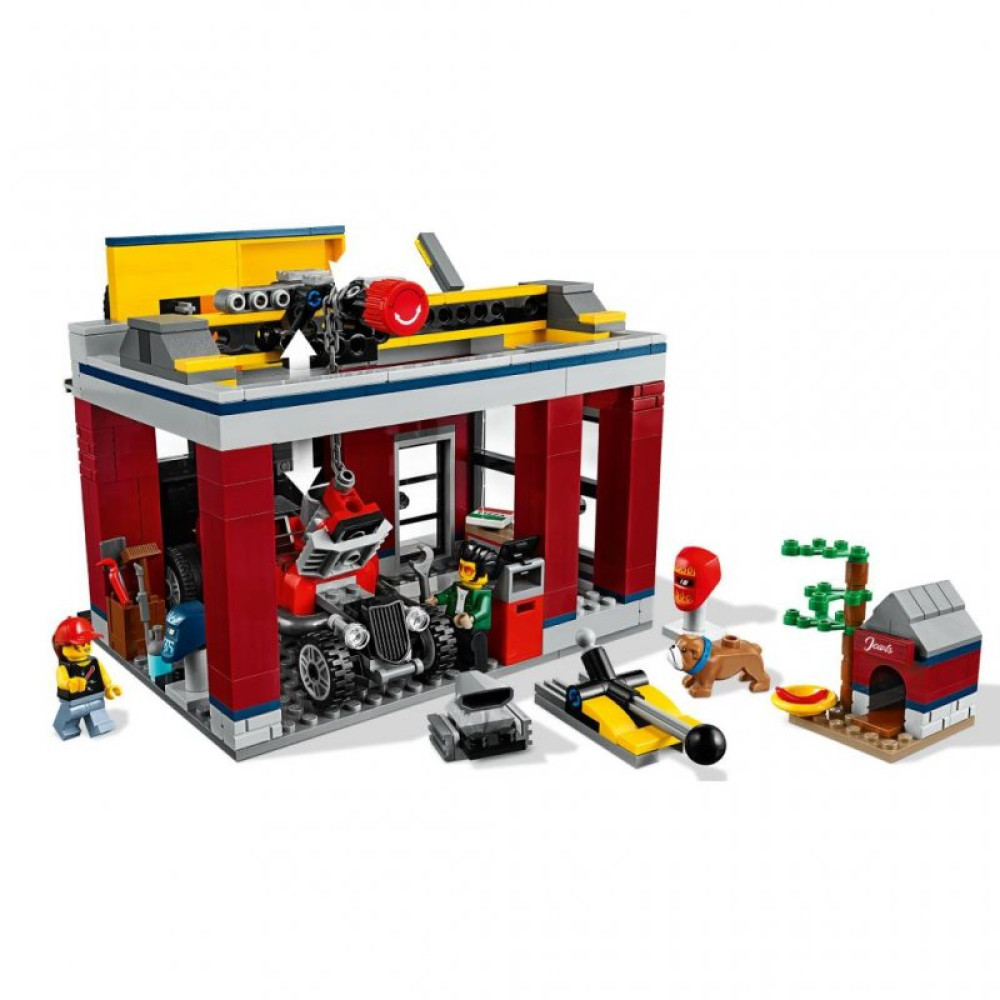 Конструктор LEGO City Тюнинг-мастерская 897 деталей (60258)