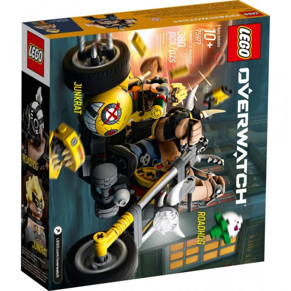 Конструктор LEGO Overwatch Крысавчик и Турбосвин 380 деталей (75977)