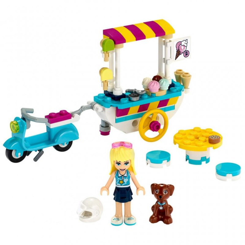 Конструктор LEGO Friends Тележка с мороженым 97 деталей (41389)