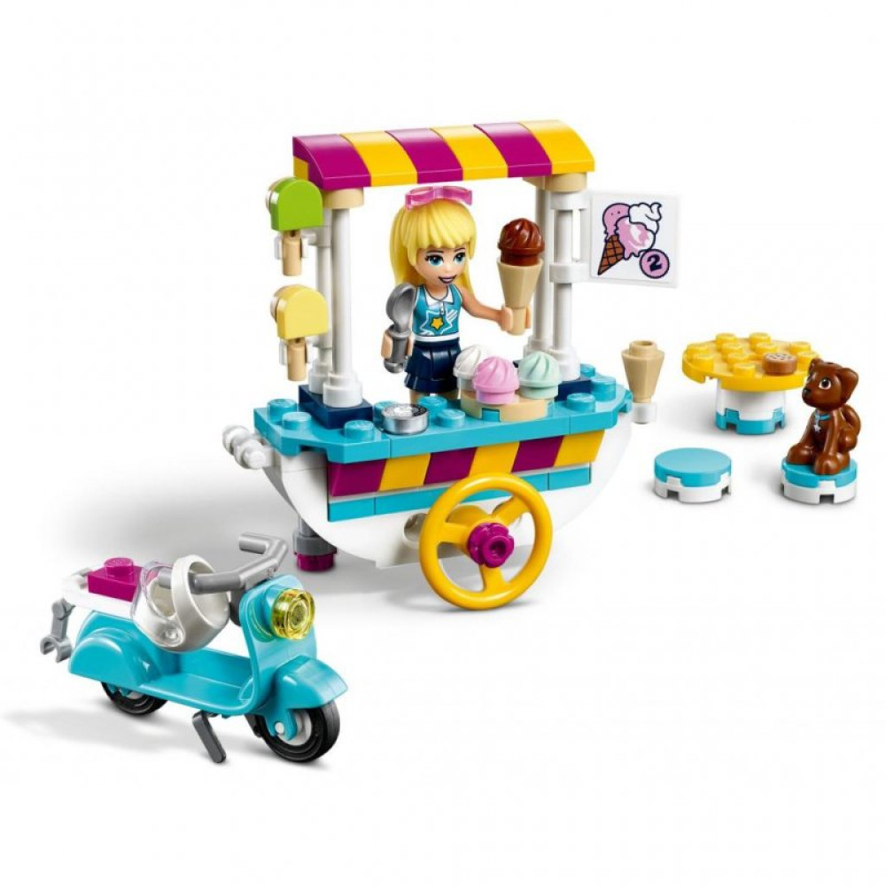 Конструктор LEGO Friends Тележка с мороженым 97 деталей (41389)
