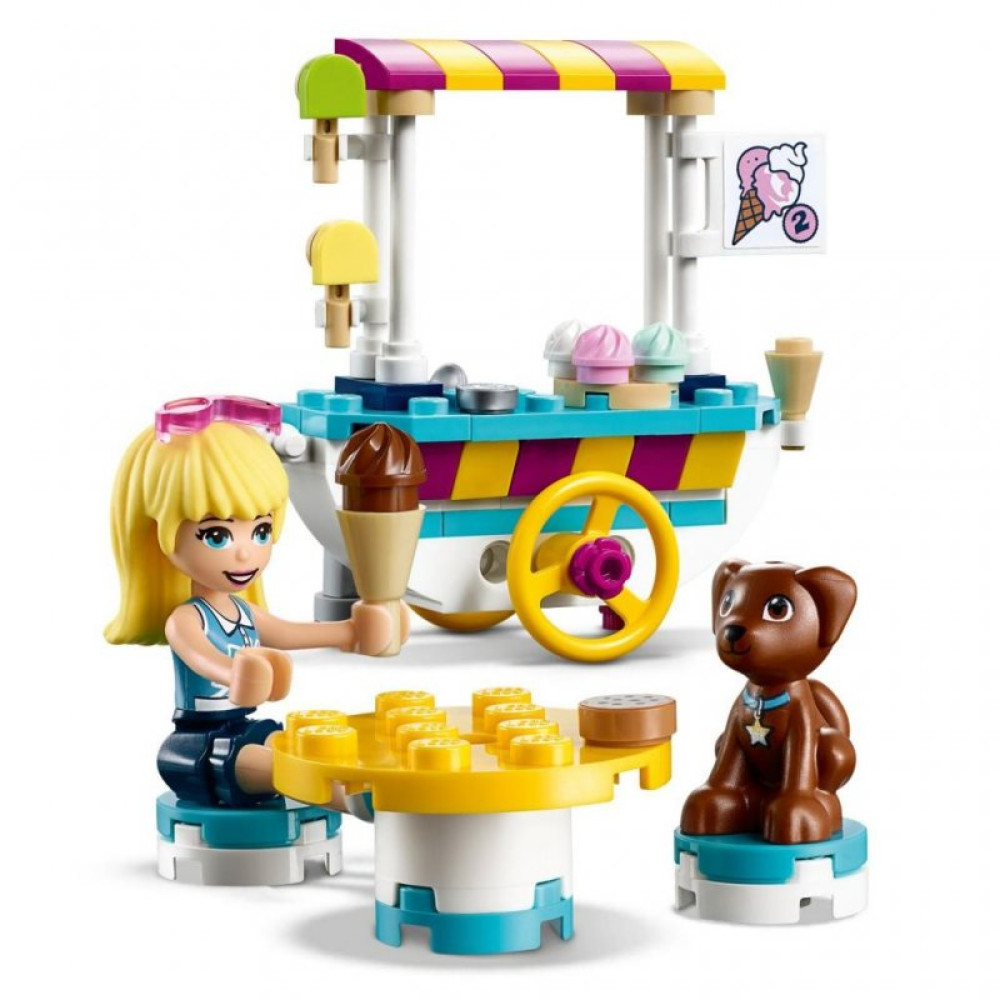 Конструктор LEGO Friends Тележка с мороженым 97 деталей (41389)