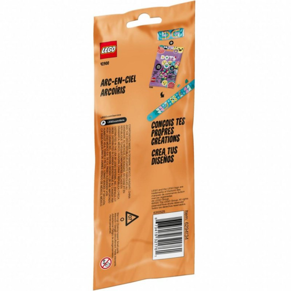 Конструктор LEGO Браслет DOTs Радуга 33 детали (41900)