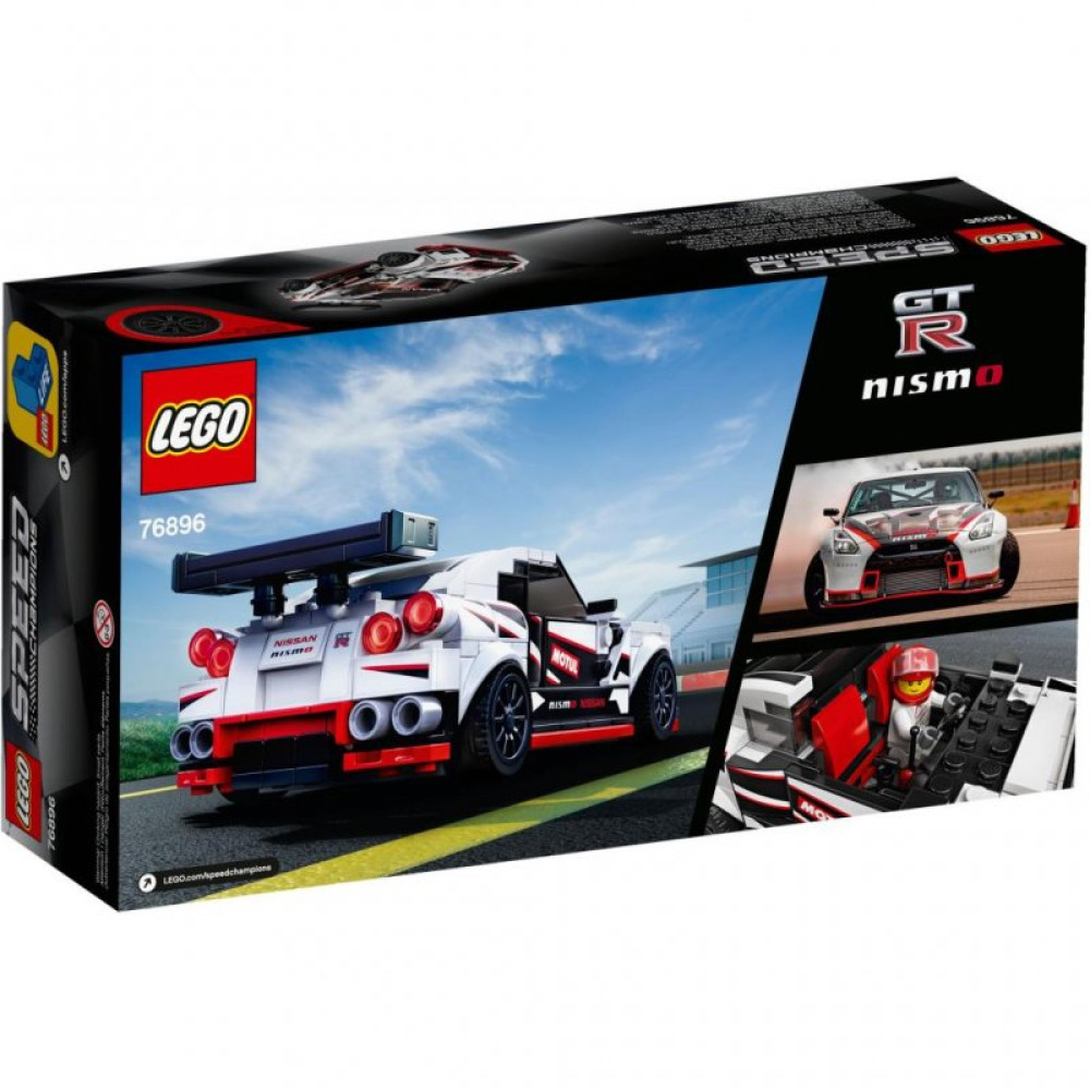 Конструктор LEGO Speed Champions Nissan GT-R NISMO 298 деталей (76896)