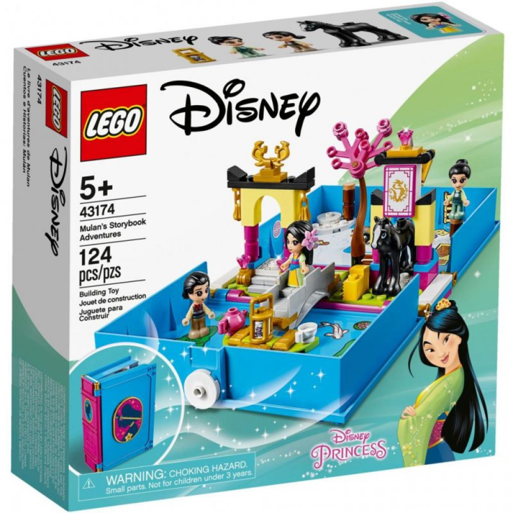 Конструктор LEGO Disney Princess Книга пригод Мулан 124 деталі (43174)