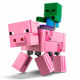 Конструктор LEGO Minecraft Большие фигурки Minecraft, Свинья и Зомби-ребёнок (21157)