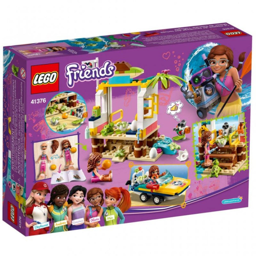 Конструктор LEGO Friends Спасение черепах 225 деталей (41376)