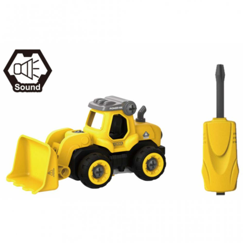 Конструктор Diy Spatial Creativity Бульдозер 27 деталей (CJ-1365042)