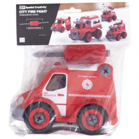 Конструктор Diy Spatial Creativity Машина скорой помощи 21 деталь (CJ-1365090)