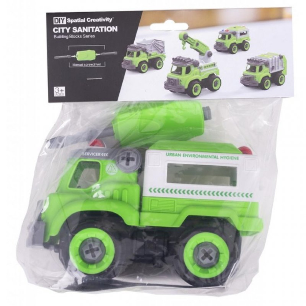 Конструктор Diy Spatial Creativity Полицейская машина 31 деталь (CJ-1365126)