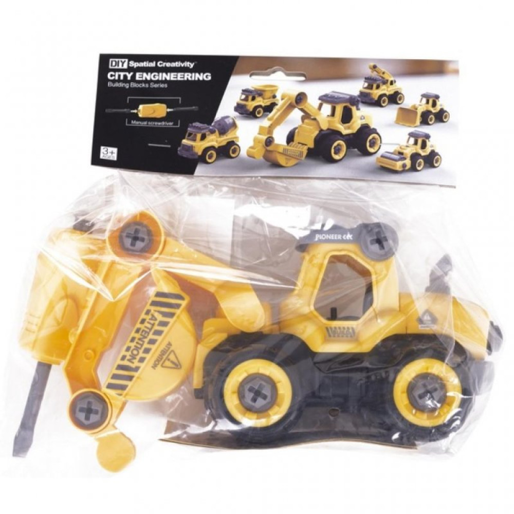 Конструктор Diy Spatial Creativity Экскаватор 28 деталей (CJ-1365030)