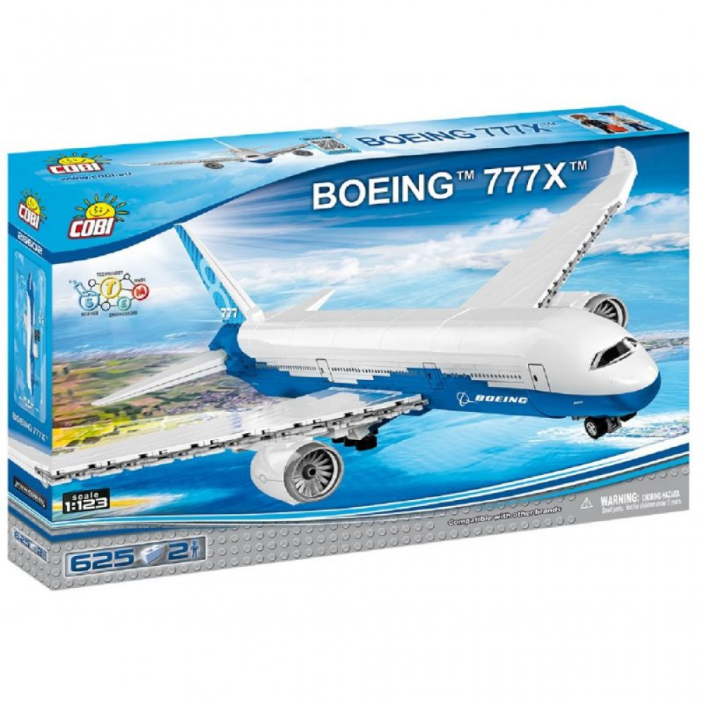 Конструктор Cobi Боїнг 777Х 625 деталей (COBI-26602)