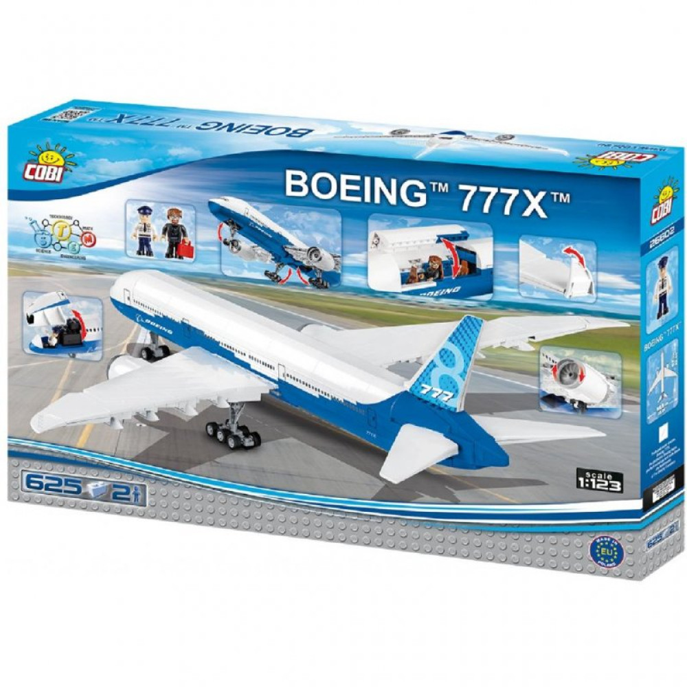 Конструктор Cobi Боїнг 777Х 625 деталей (COBI-26602)