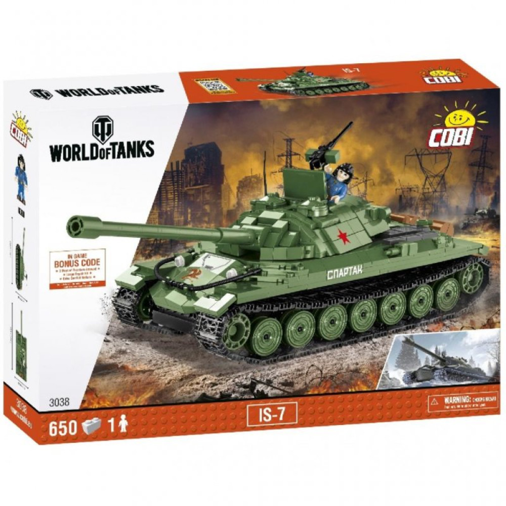 Конструктор Cobi World Of Tanks ІС-7 650 деталей (COBI-3038)