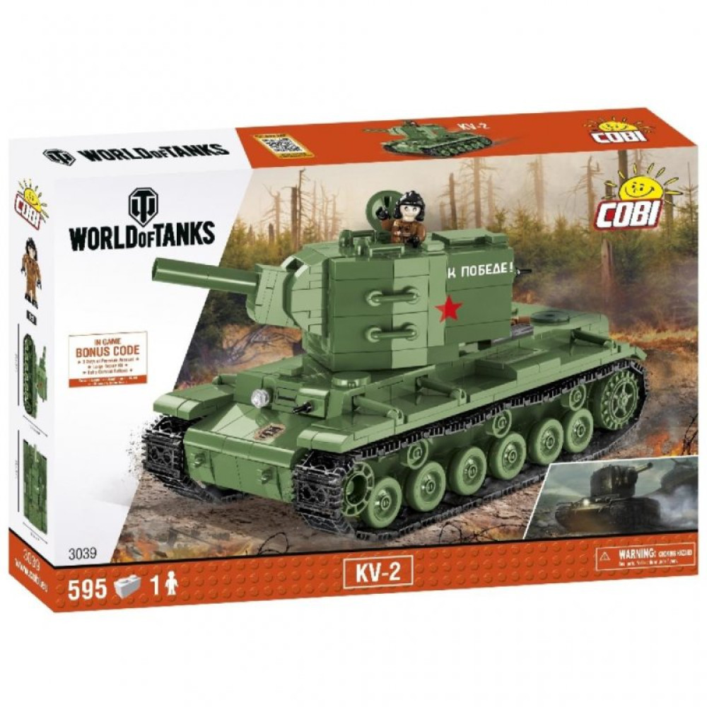 Конструктор Cobi World Of Tanks КВ-2 595 деталей (COBI-3039)