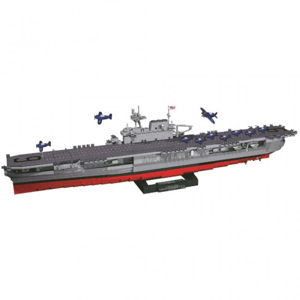 Конструктор Cobi World Of Warships Авианосец Энтерпрайз CV-6 2530 деталей (COBI-4816)