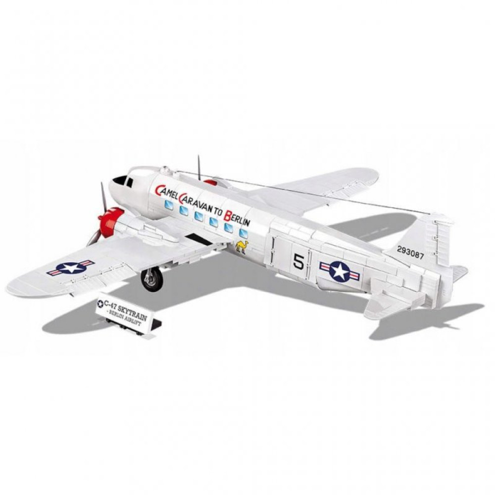 Конструктор Cobi Холодная Война Самолет C-47 Дакота Скайтрэйн 540 деталей (COBI-5702)