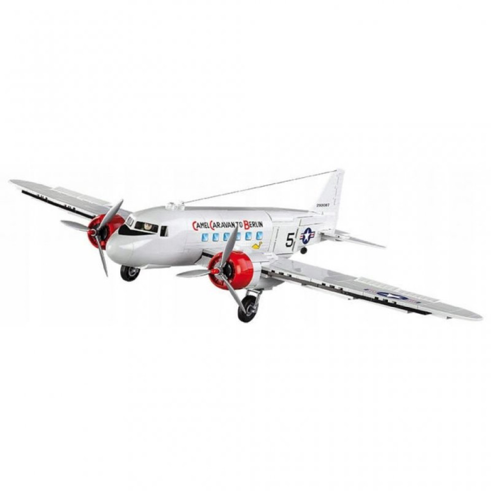 Конструктор Cobi Холодная Война Самолет C-47 Дакота Скайтрэйн 540 деталей (COBI-5702)