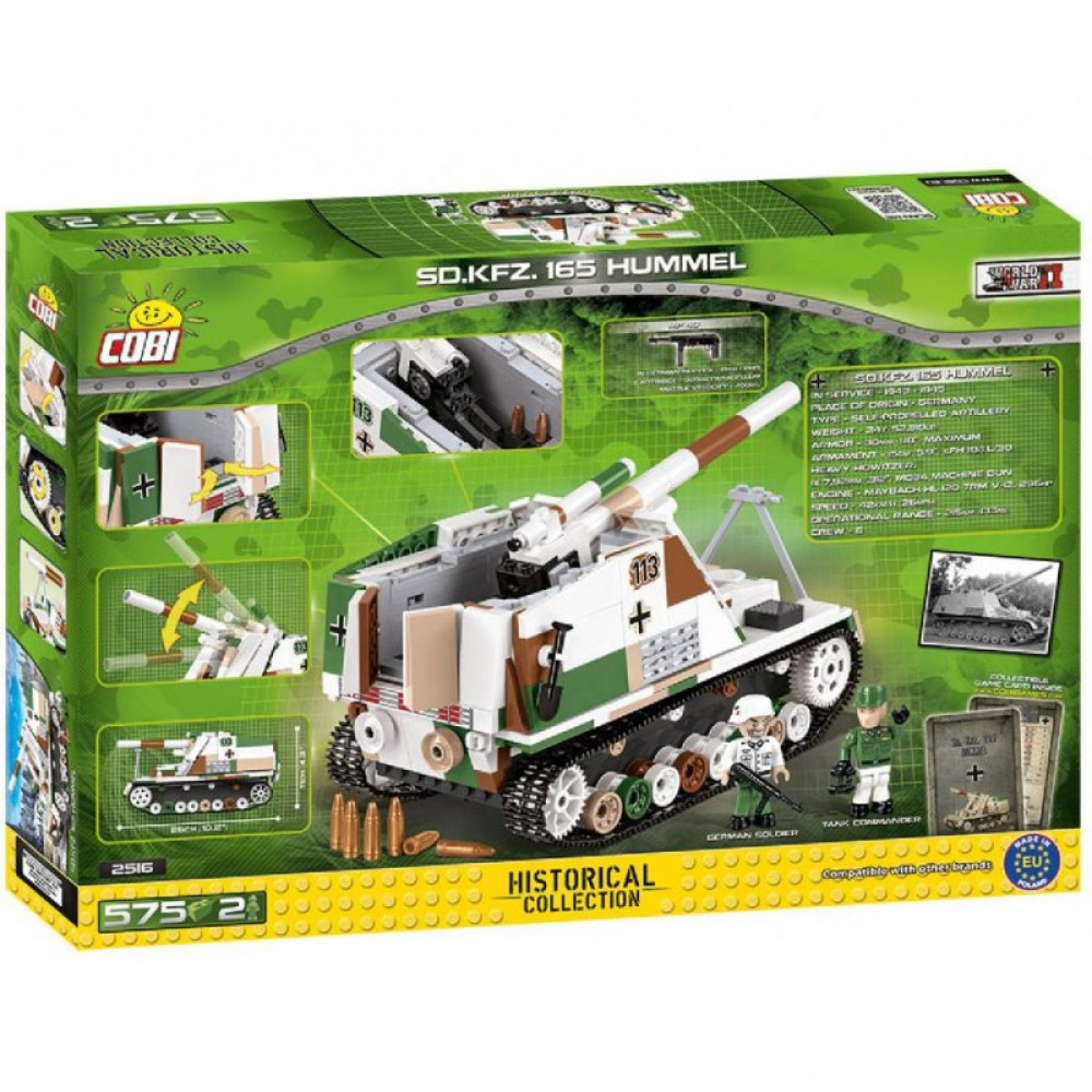 Конструктор Cobi САУ Хуммель 575 деталей (COBI-2516)