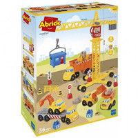 Конструктор Ecoiffier Строительство с краном и техникой (003020)