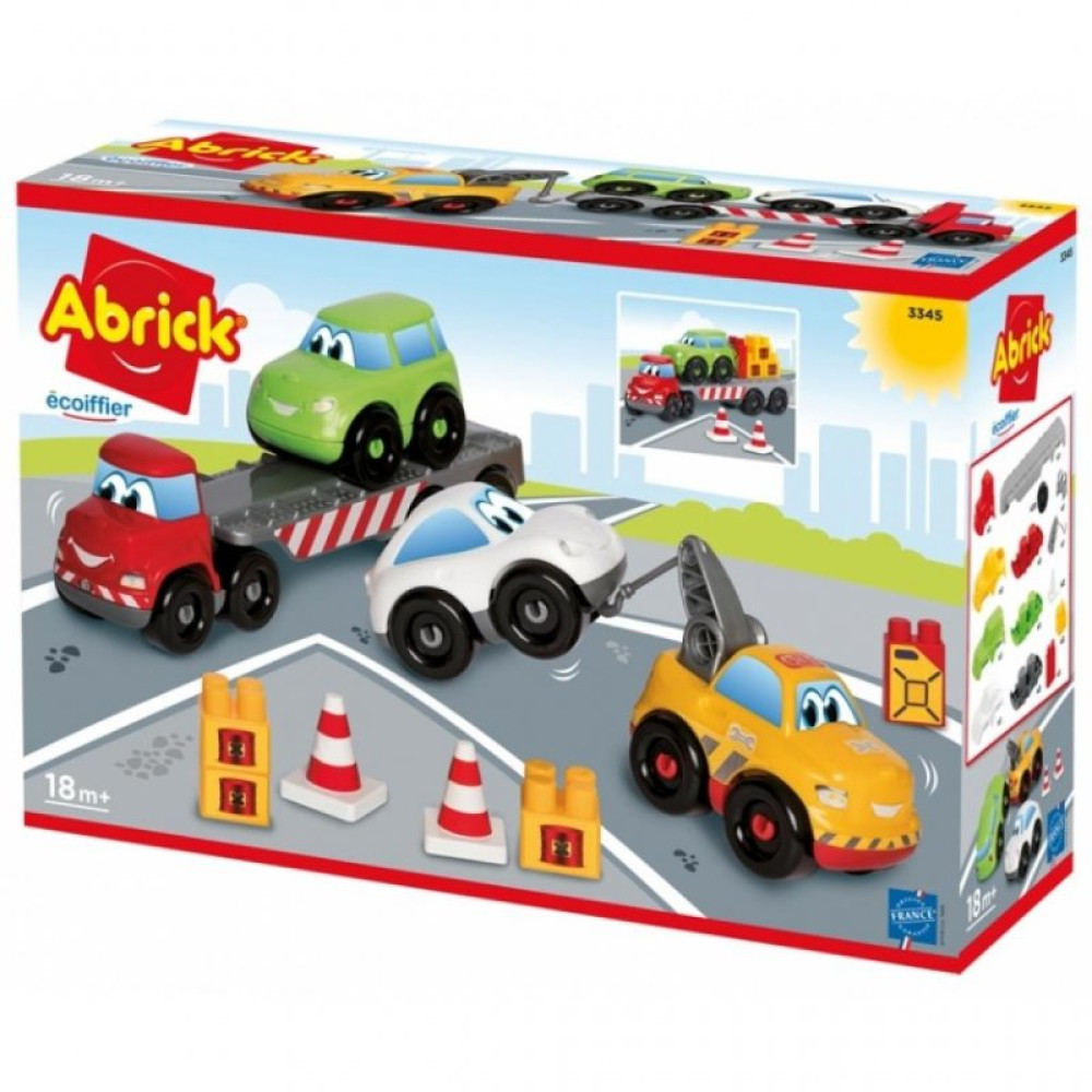 Конструктор Ecoiffier Скоростное авто. Эвакуатор (003345)