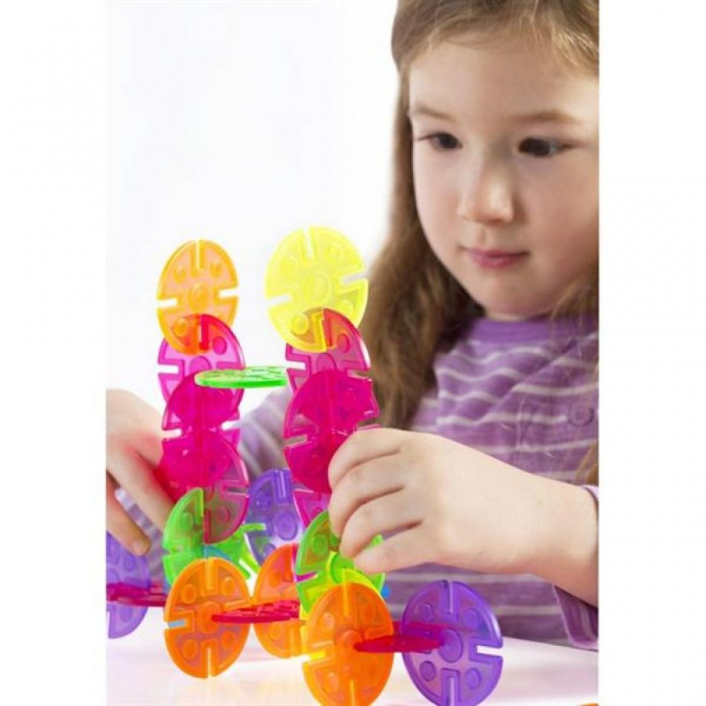 Конструктор Guidecraft Interlox Discs Диски 96 деталей (G16834) Конструктор Guidecraft Interlox Discs Диски 96 деталей (G16834)