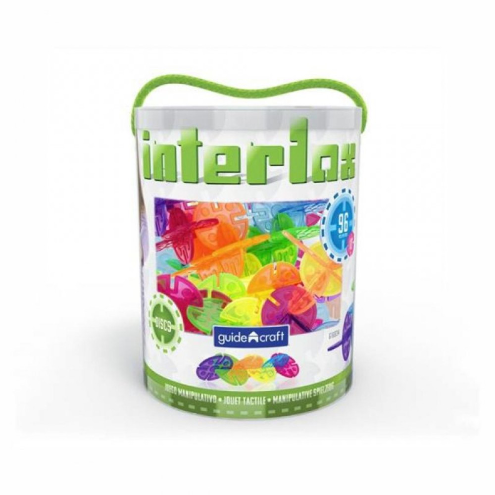 Конструктор Guidecraft Interlox Discs Диски 96 деталей (G16834) Конструктор Guidecraft Interlox Discs Диски 96 деталей (G16834)