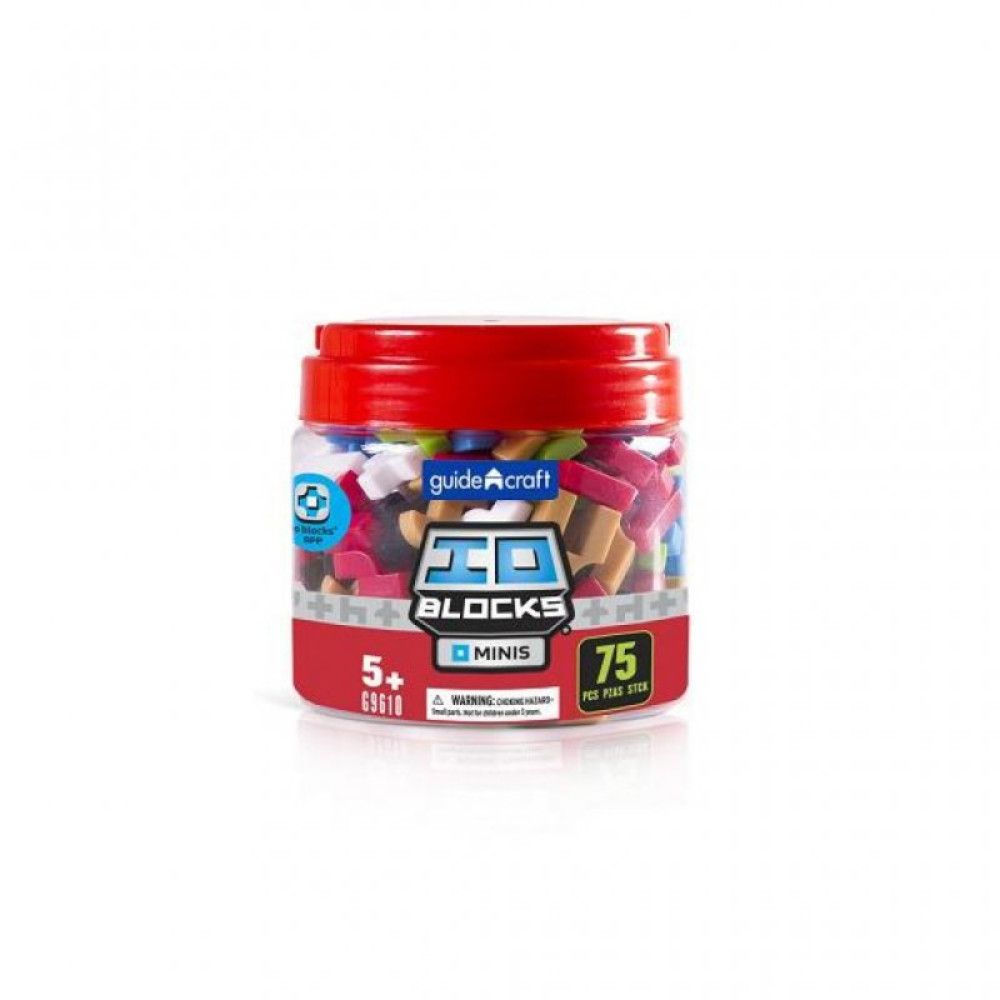Конструктор Guidecraft IO Blocks Minis 75 деталей (G9610)