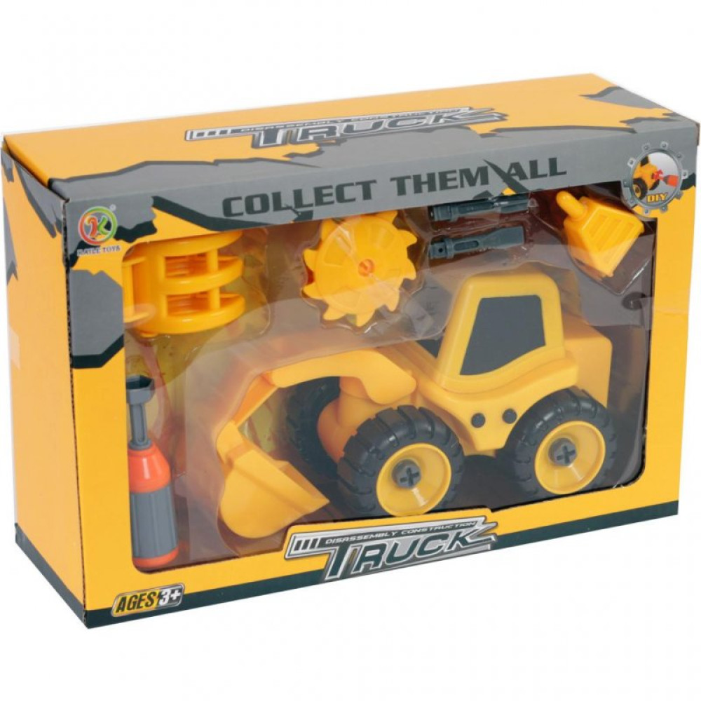 Конструктор Kaile Toys трактор разборная модель с отверткой (KL716-3)